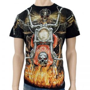 T-shirt med Biker motiv